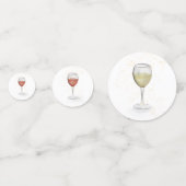 Confettis Aquarelle Simple Cute Whimsical Cocktails Boissons (Devant)