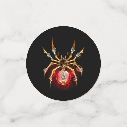 Confettis Araignée en vapeur noire (Petit recto)