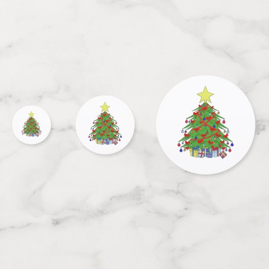 Confettis Arbre de Noël (Derrière)