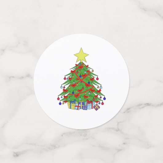 Confettis Arbre de Noël (Petit recto)