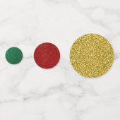 Confettis Arbre de Noël parties scintillant (Derrière)