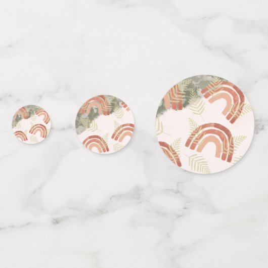 Confettis Arc-en-ciel Boho (Devant)