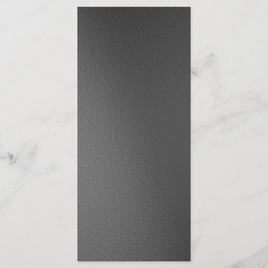 Confettis argentés et menu noir de fête (Dos)