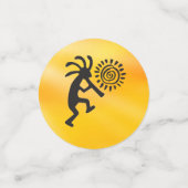 Confettis Arizona Désert Sud-ouest Kokopelli (Petit recto)