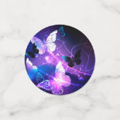 Confettis Arrière - plan avec papillons de nuit (Petit recto)