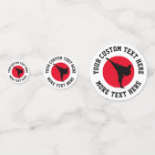 Confettis Arts martiaux thème karaté Anniversaire fête confe (Devant)