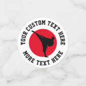 Confettis Arts martiaux thème karaté Anniversaire fête confe (Petit recto)