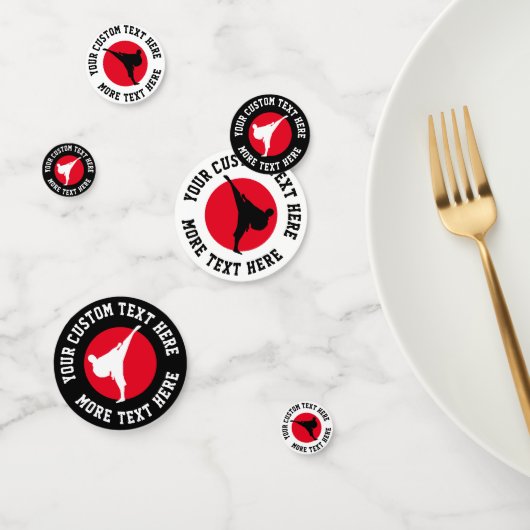 Confettis Arts martiaux thème karaté Anniversaire fête confe (Groupe)