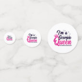 Confettis Astrologie Octobre Novembre Anniversaire Scorpio Q (Derrière)