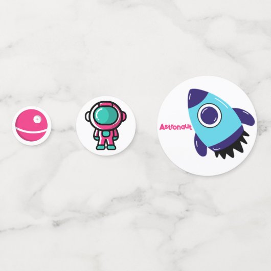 Confettis Astronaute (Derrière)