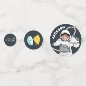 Confettis Astronaute de l'espace extra-atmosphérique Photo B (Devant)