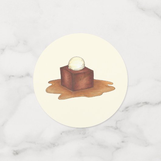 Confettis Attirons ensemble le Pudding de café collant (Petit recto)