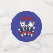 Confettis Auld Lang Canine West Highland Terrier Ceilidh (Petit recto)