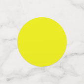 Confettis Aureolin (couleur solide) (Petit recto)