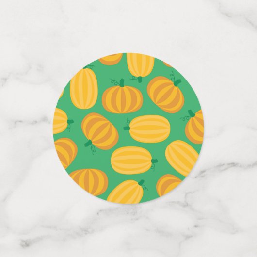 Confettis Automne Citrouille Patch 1er Anniversaire Thème de (Petit recto)