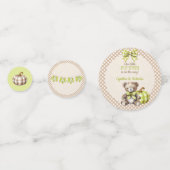 Confettis Automne Plaid Teddy Bear Citrouille Feuilles (Devant)