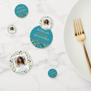Confettis Avec Dieu toutes les choses sont possibles papillo
