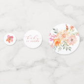 Confettis Baby In Bloom Spring Flowers Girl Baby Shower (Devant)