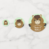 Confettis Baby shower à cheval (Derrière)