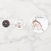 Confettis Baby shower Animaux des bois (Devant)