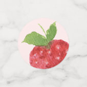 Confettis Baby shower Berry Sweet Strawberry (Petit recto)