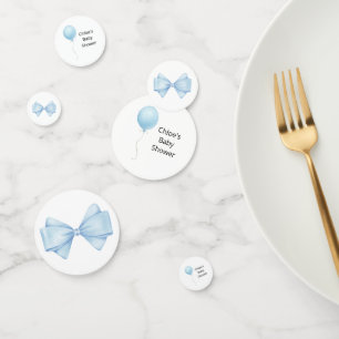 Confettis Baby shower Bleu