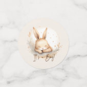 Confettis Baby shower Bunny (Petit recto)