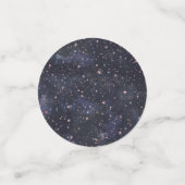 Confettis Baby shower céleste bleu et rose étoile (Petit recto)