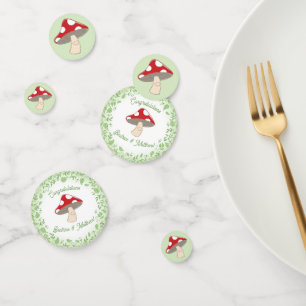 Confettis Baby shower champignon