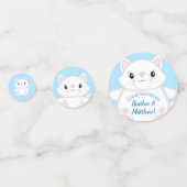 Confettis Baby shower chat Kitty Blue (Derrière)