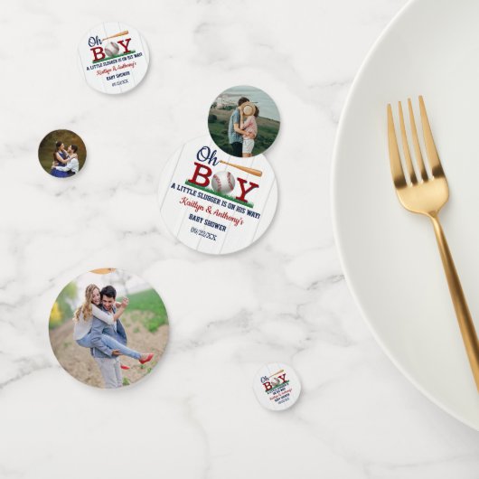 Confettis Baby shower de baseball Boys (Groupe)