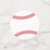 Confettis Baby shower de baseball Little Slugger (Petit recto)