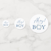 Confettis Baby shower de bouée marine Cute (Derrière)