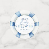 Confettis Baby shower de bouée marine Cute (Petit recto)