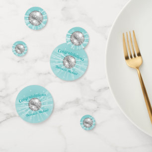 Confettis Baby shower de boule Disco Blue Boy