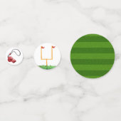 Confettis Baby shower de football (Derrière)