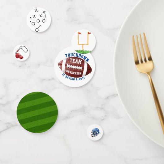 Confettis Baby shower de football (Groupe)