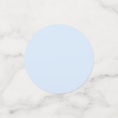 Confettis Baby shower de garçon de la cigogne bleue (Petit recto)