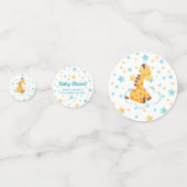 Confettis Baby shower de la Giraffe et des Etoiles neutres (Devant)