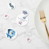 Confettis Baby shower des amis aquatiques (Groupe)