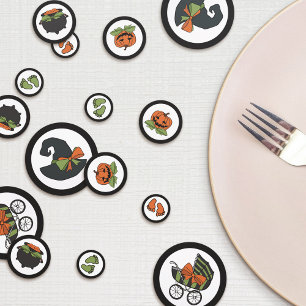 Confettis Baby shower d'Halloween Neutral Baby Brewing Witch