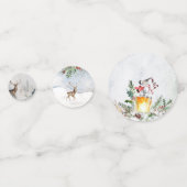 Confettis Baby shower d'hiver (Devant)