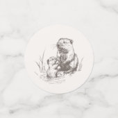 Confettis Baby shower d'hiver Whimsical (Petit recto)