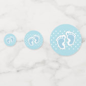 Confettis Baby shower d'illustration mignonne Blue Baby Boy' (Devant)