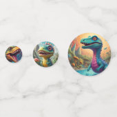 Confettis Baby shower Dino-Mite (Derrière)