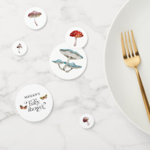 Confettis Baby shower du champignon Boho