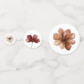 Confettis Baby shower Fleur sauvage Boho Fall (Devant)