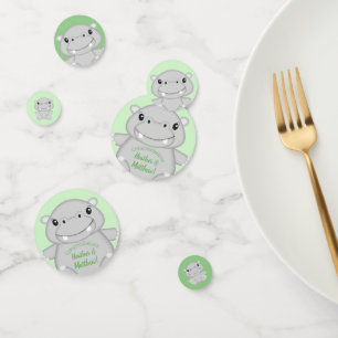 Confettis Baby shower Hippo