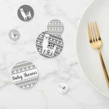 Baby shower moderne et branché Aztec Llama