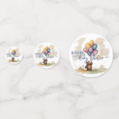 Confettis Baby shower neutre de l'ours (Devant)
